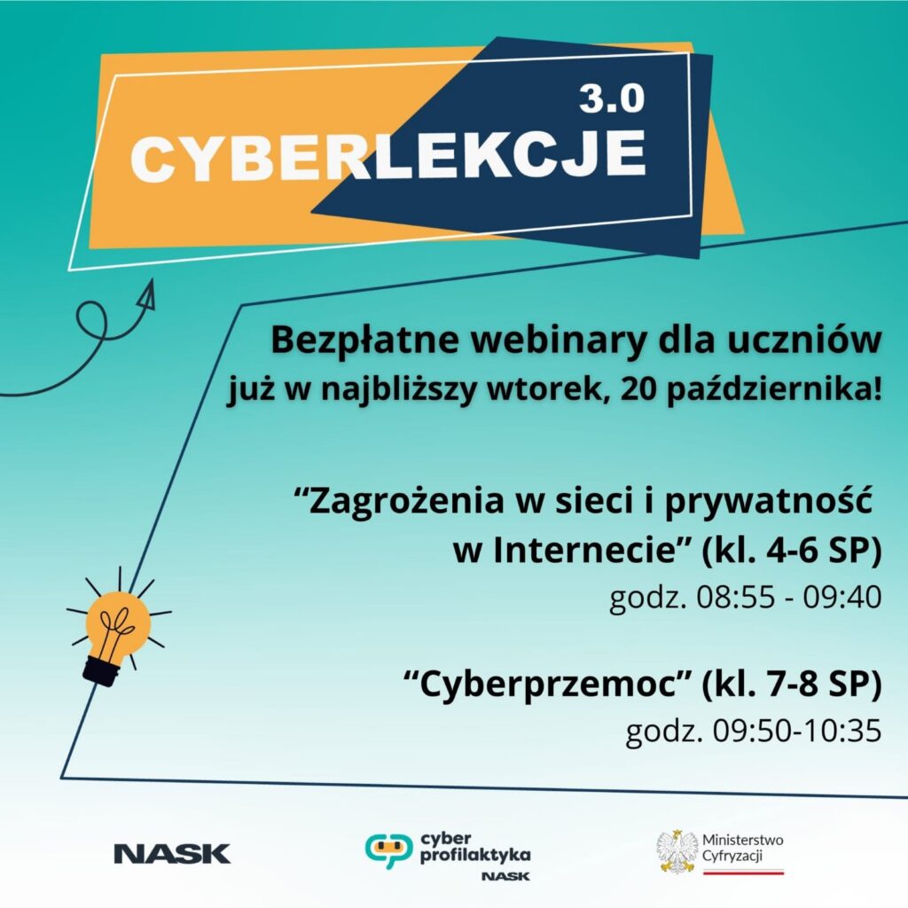 BEZPIECZNI W SIECI – UCZNIOWIE KLAS IV i VIIA UCZĄ SIĘ ŚWIADOMEGO KORZYSTANIA Z INTERNETU!